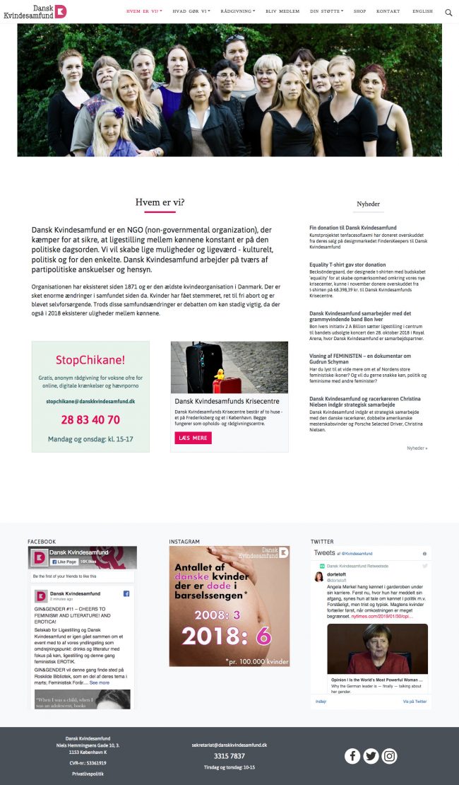 danskkvindesamfund.dk - screenshot.