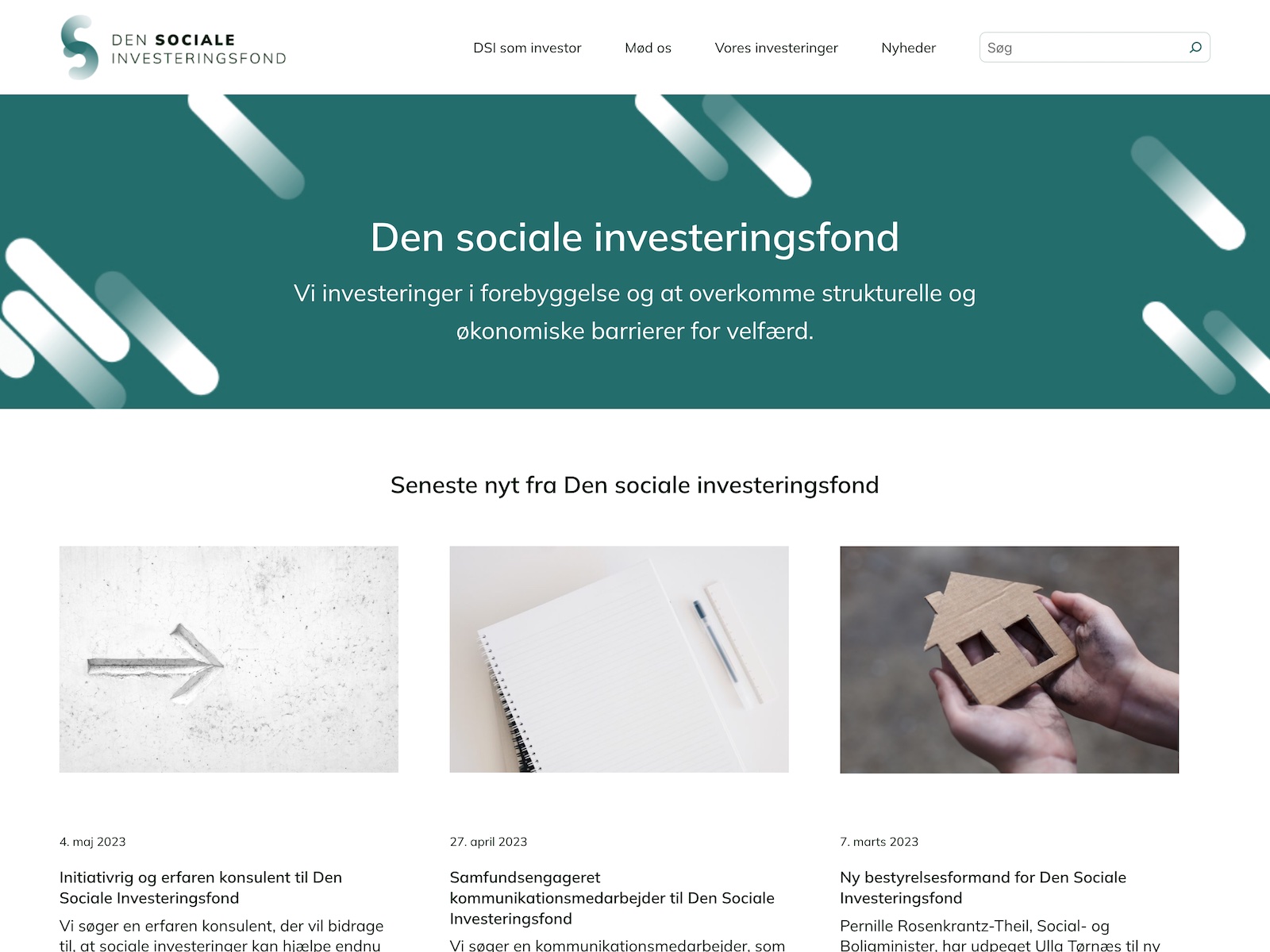 Den Sociale Investeringsfond, dsi.dk.