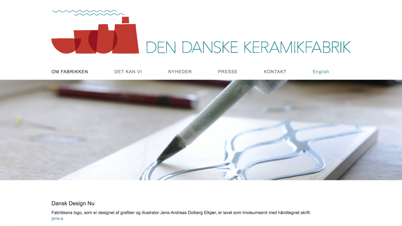 dendanskekeramikfabrik.dk - desktop version.