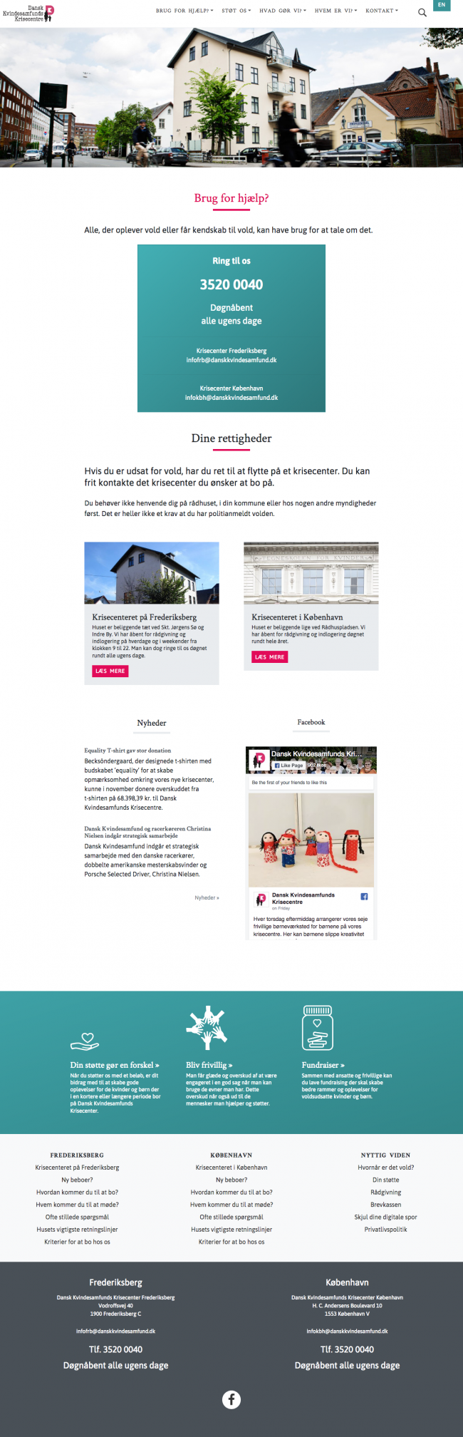 krisecentrene.dk - screenshot.