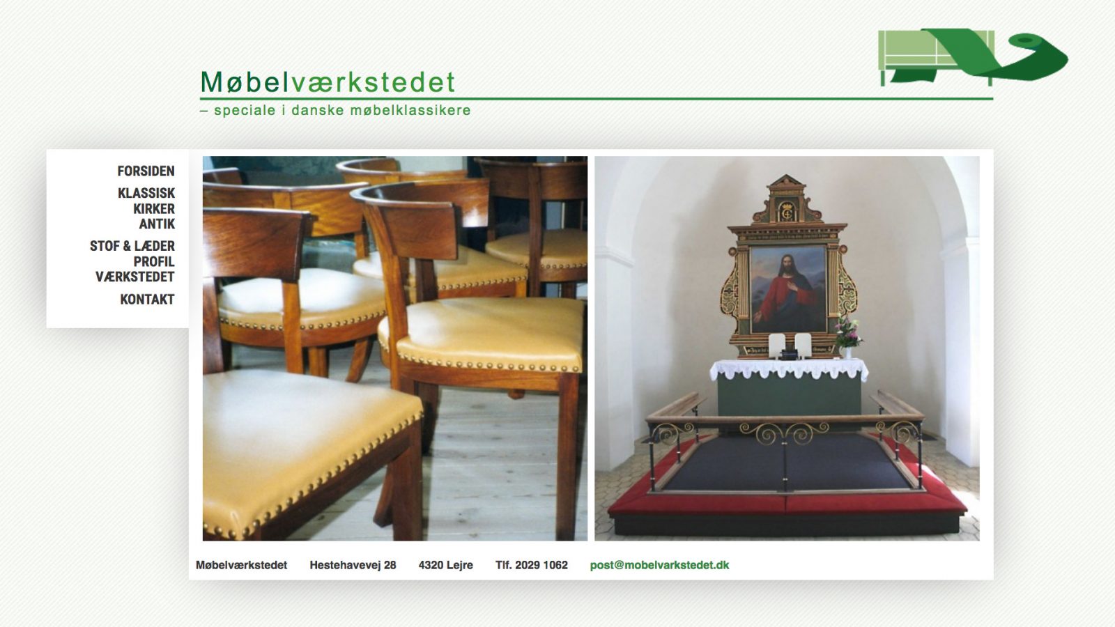 mobelvarkstedet.dk - desktop version