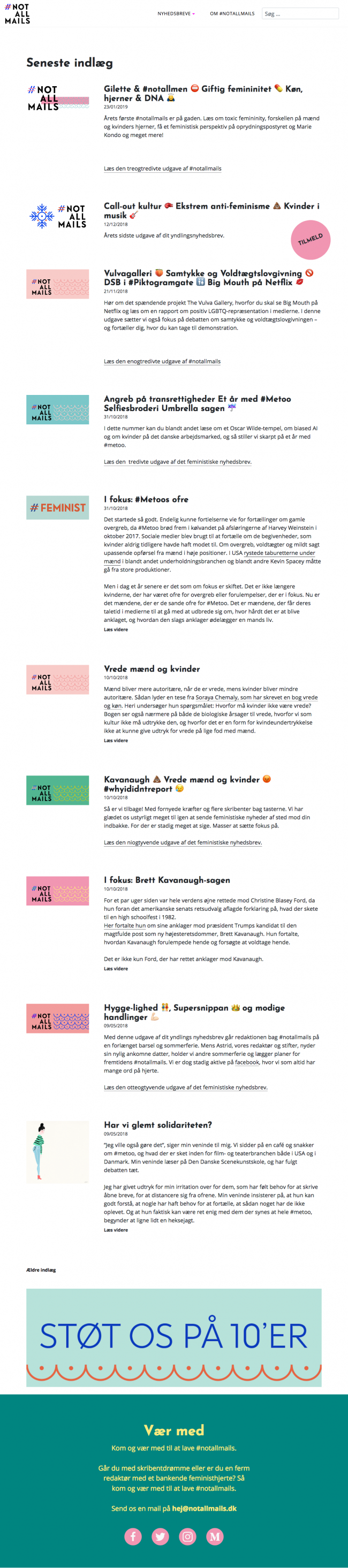 notallmails.dk - screenshot