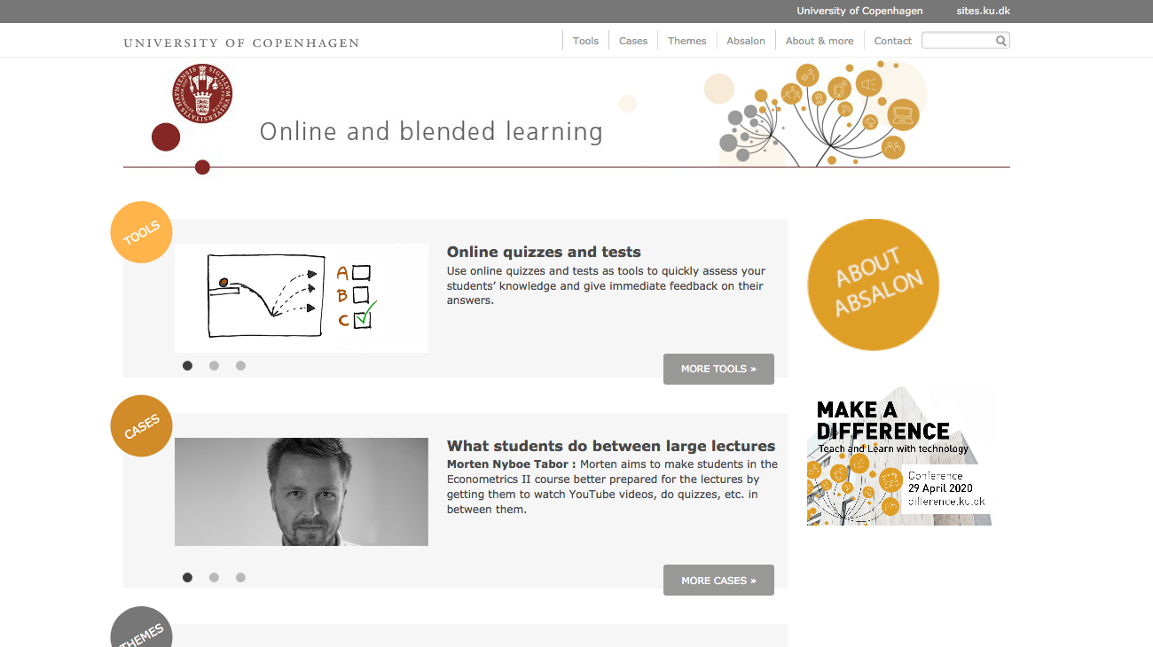 Online Blended Learning, Københavns Universitet. Desktop.udgave.