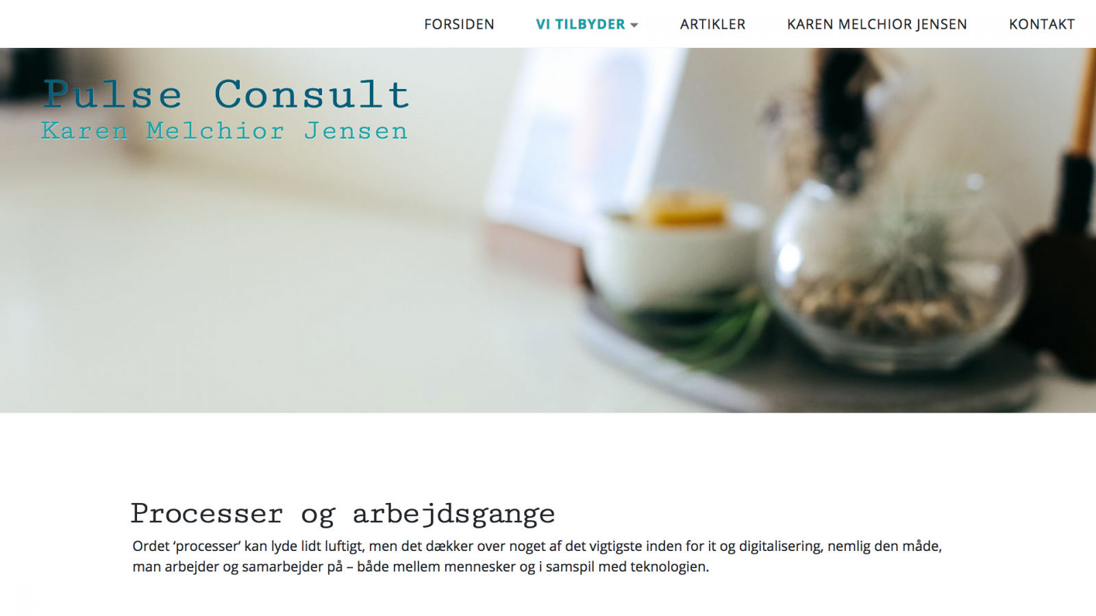 pulseconsult.dk - desktop version.