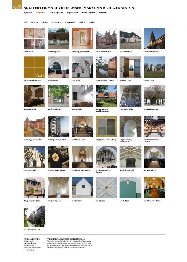vmb-arkitekter.dk - screenshot.